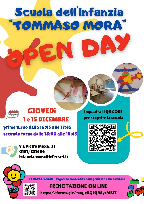 LOCANDINA OPEN DAY Mora